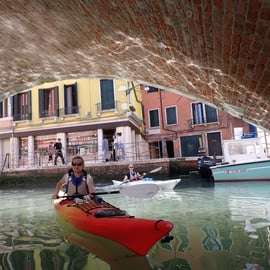 Venise : visite en kayak des joyaux cachés des canaux avec un guide certifié
