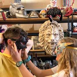Venise : Atelier de masques vénitiens