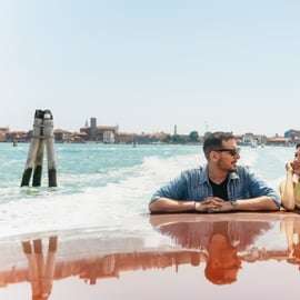 Bateau-taxi de l'aéroport Marco Polo : transfert partagé
