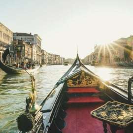 Balade privée en gondole sur le Grand Canal à Venise