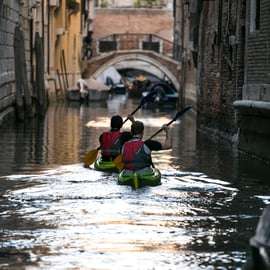 Venise : Visite guidée en kayak