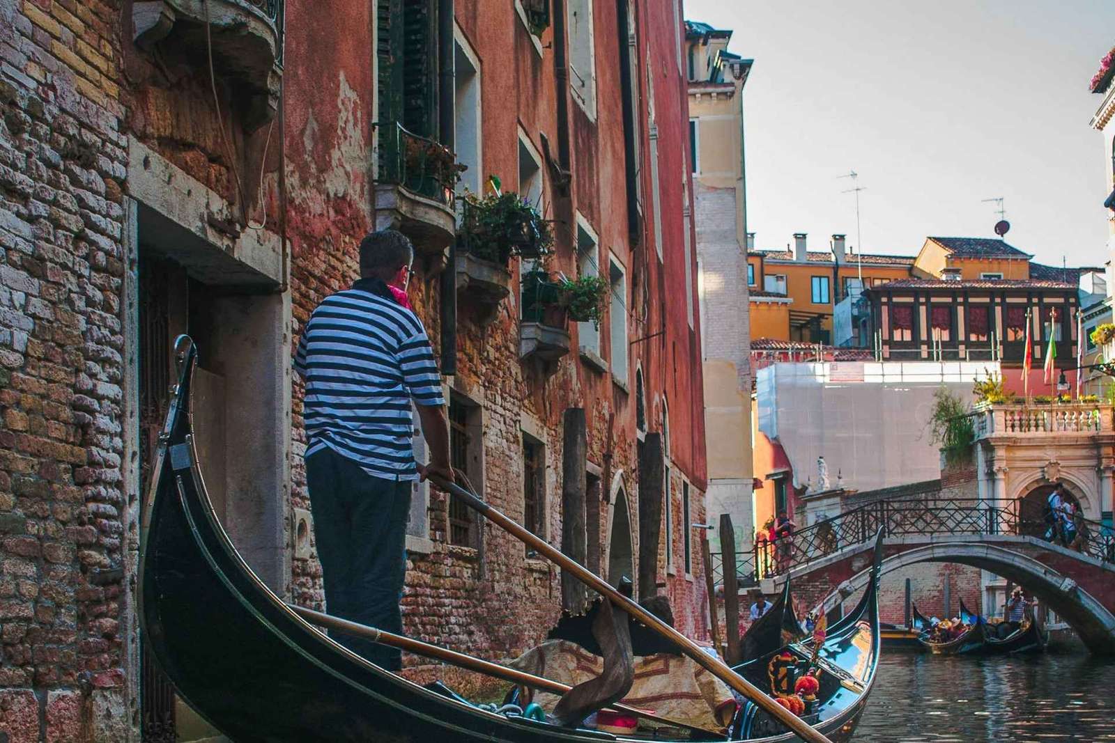 Gondole privée avec champagne à Venise, Danieli