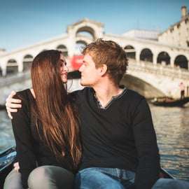 Venise : Promenade en gondole privée avec photographe personnel