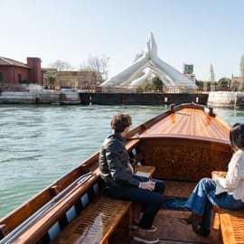Visite privée romantique de Venise en bateau historique