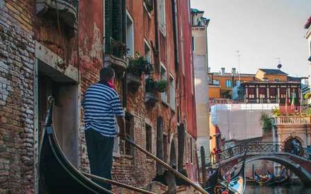 Gondole privée avec champagne à Venise, Danieli