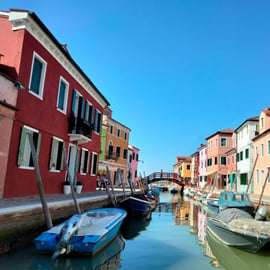 Venise : Murano & Burano Tour en bateau privé avec prise en charge à l'hôtel