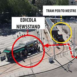 Bus express de l'aéroport Marco Polo vers Piazzale Roma