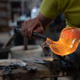 Murano : Visite d'une fabrique de verre et démonstration