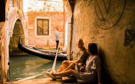 Séance photo à Venise avec option drone et gondole