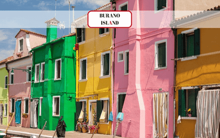 Visite guidée de Murano et Burano : verre, dentelle, couleurs