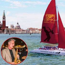 Venise : Croisière nocturne en catamaran sur la lagune