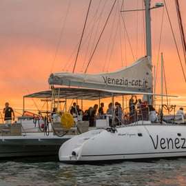 Venise : Croisière nocturne en catamaran sur la lagune