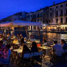 Venise : Dîner délicieux avec LIVE au Laguna Libre JAZZ Club