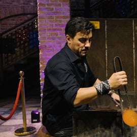 Murano : Démonstration de soufflage de verre avec boissons en option