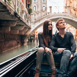 Venise : Promenade en gondole privée avec photographe personnel