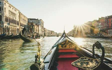 Balade privée en gondole sur le Grand Canal à Venise
