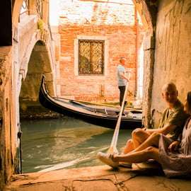 Séance photo à Venise avec option drone et gondole