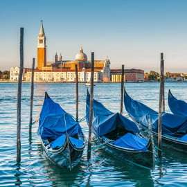 Promenade en gondole semi-privée à Venise, trois passagers