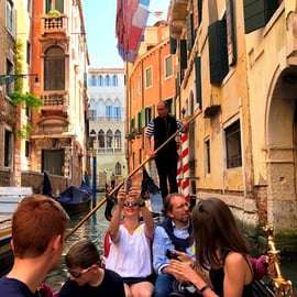 Visite pied à pied de Venise et promenade en gondole combinées