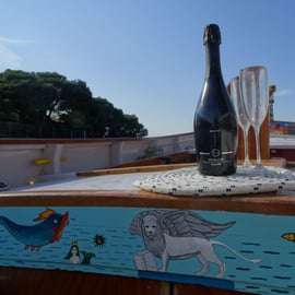 Venise : Croisière au coucher du soleil sur un bateau vénitien typique