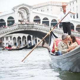 Venise : Promenade en gondole privée avec photographe personnel