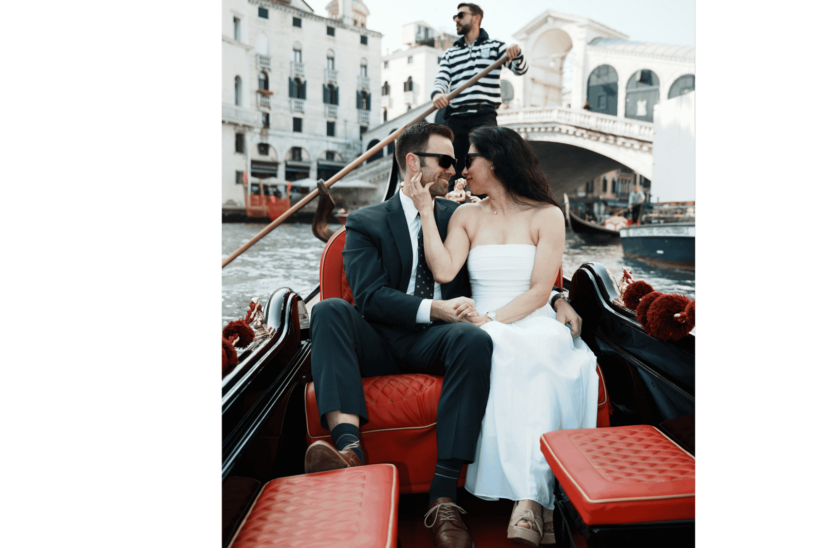 Venise : séance photo en gondole