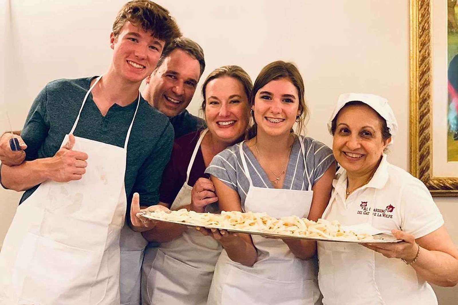 Venise : Cours de cuisine sur les pâtes et le Tiramisu avec du vin