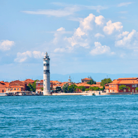 Excursion en bateau à Murano et Burano, verrier et temps libre