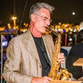 Venise : Croisière jazz en catamaran au coucher du soleil avec Aperitivo