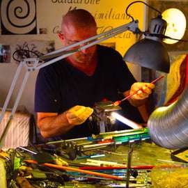 Créez votre œuvre d'art en verre : Leçon privée avec un artisan local