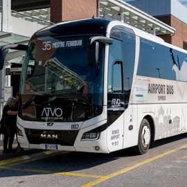 Bus express aéroport Marco Polo Mestre : la gare en 20 minutes