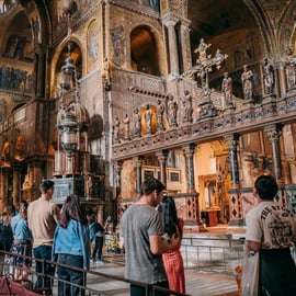 Venise : Visite en petit groupe de la basilique Saint-Marc avec terrasse