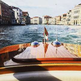 Venise : Transfert privé de la gare en bateau-taxi