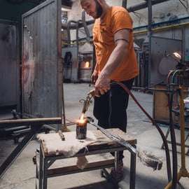 Murano : Atelier de soufflage de verre pour débutants