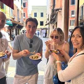 Venise : visite culinaire et touristique de la rue Cicchetti à pied