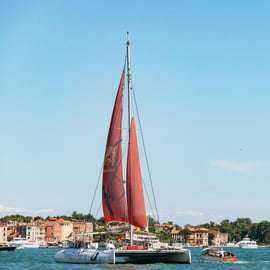 Venise : Croisière en catamaran sur la lagune avec musique et boissons