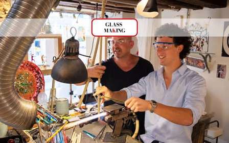 Créez votre œuvre d'art en verre : Leçon privée avec un artisan local