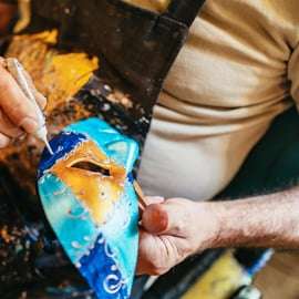 Venise : Atelier de fabrication de masques de carnaval