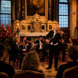 Venise : Concert d'opéra du Collegium Ducale sur la place Saint-Marc