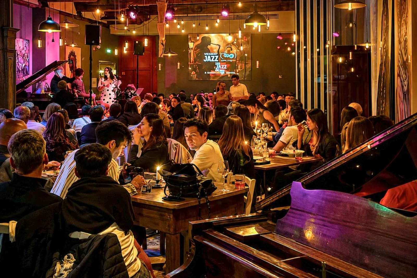 Venise : Dîner délicieux avec LIVE au Laguna Libre JAZZ Club