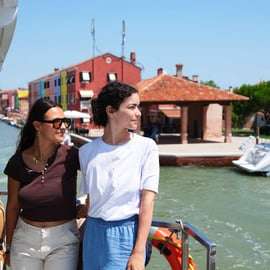 Excursion semi-privée à Murano et Burano en bateau-taxi