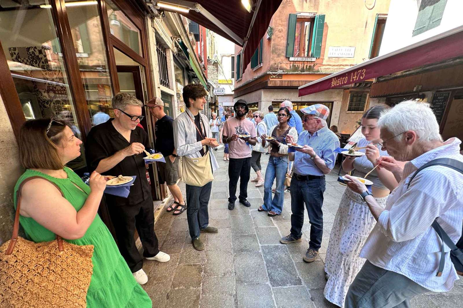 Venise : visite culinaire et touristique de la rue Cicchetti à pied