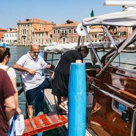 Excursion Murano et Burano en bateau privé, petit groupe