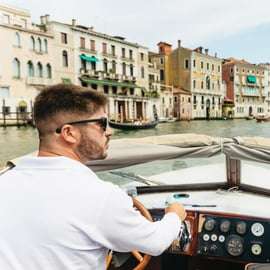 Bateau-taxi de l'aéroport Marco Polo : transfert partagé