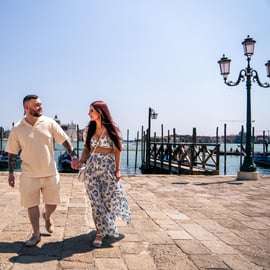 Venise : Photoshoot sur la Piazza San Marco et les canaux