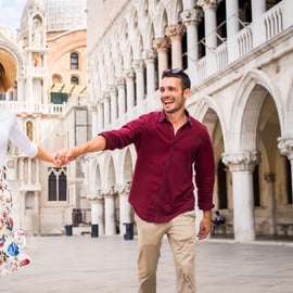 Venise : Photoshoot de la place Saint-Marc et des canaux