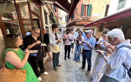 Venise : visite culinaire et touristique de la rue Cicchetti à pied