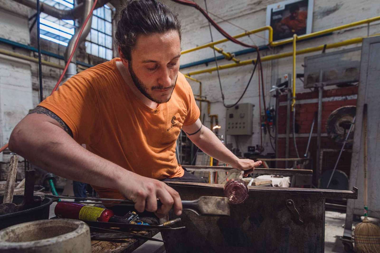 Murano : Atelier de soufflage de verre pour débutants